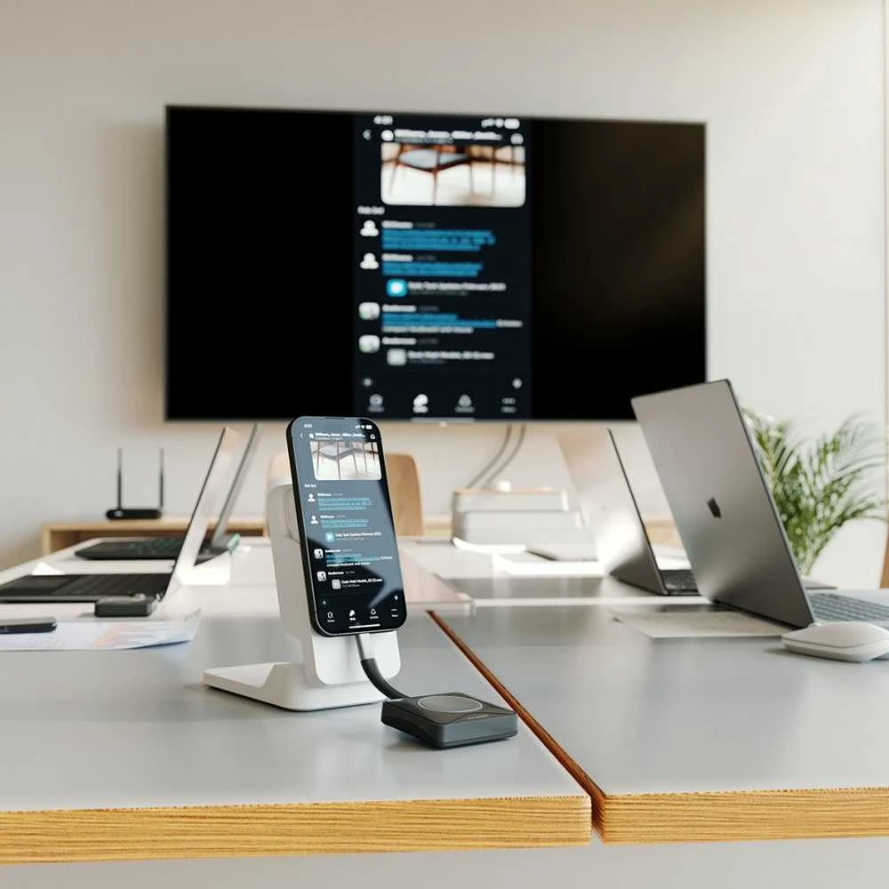 Alogic WPA-BTN-1C pristatymo mygtukas biuro stalo aplinkoje