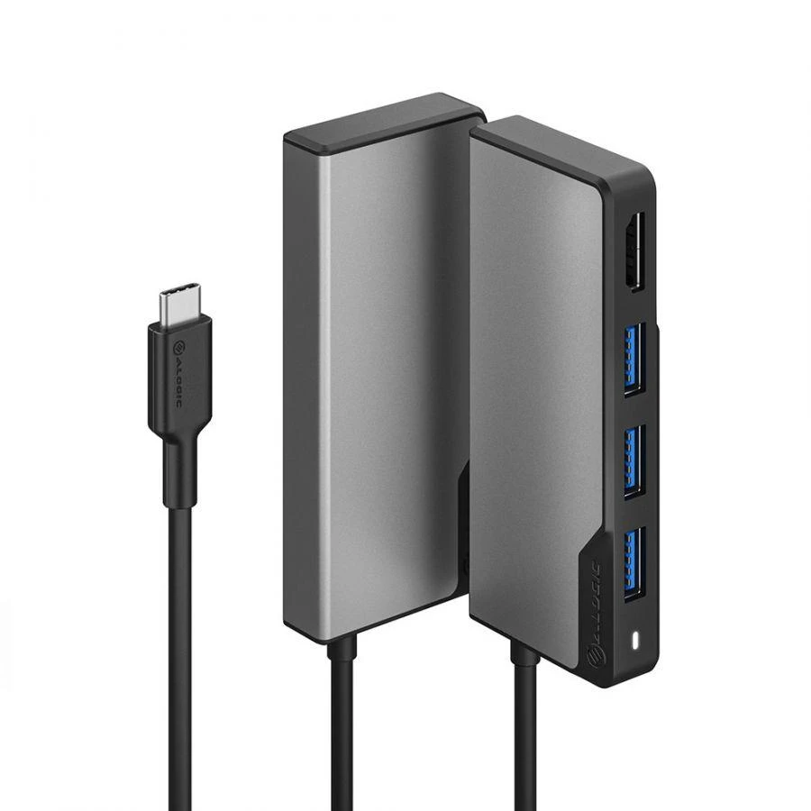 Alogic Fusion Core USB-C šakotuvas, dviejų įrenginių vaizdas