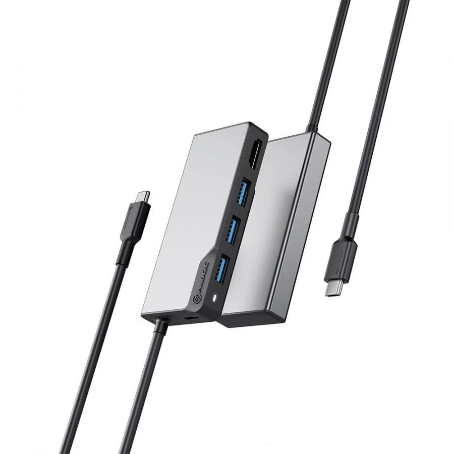 Alogic Fusion Core USB-C šakotuvas su jungtimis