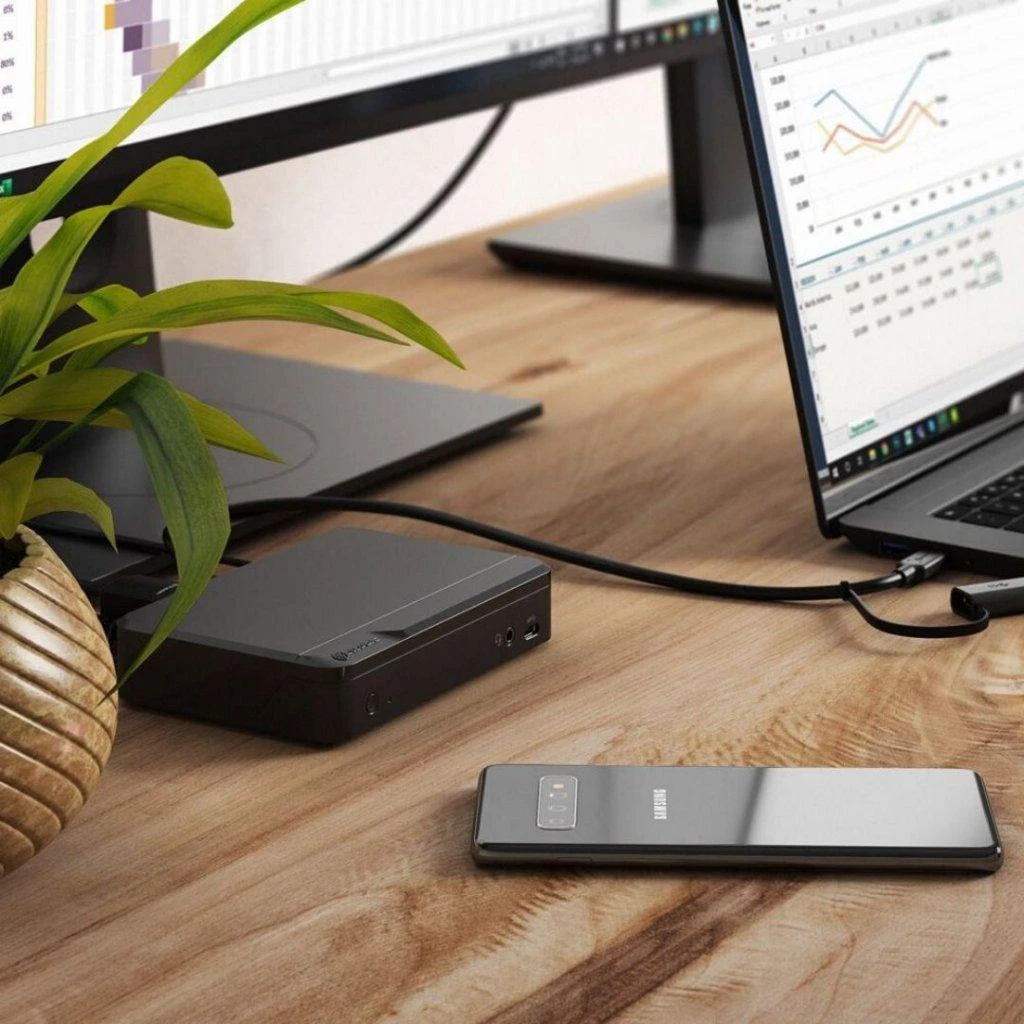 „Alogic Universal Twin HD USB-C“ (DUTHD) dokas / replikatorius