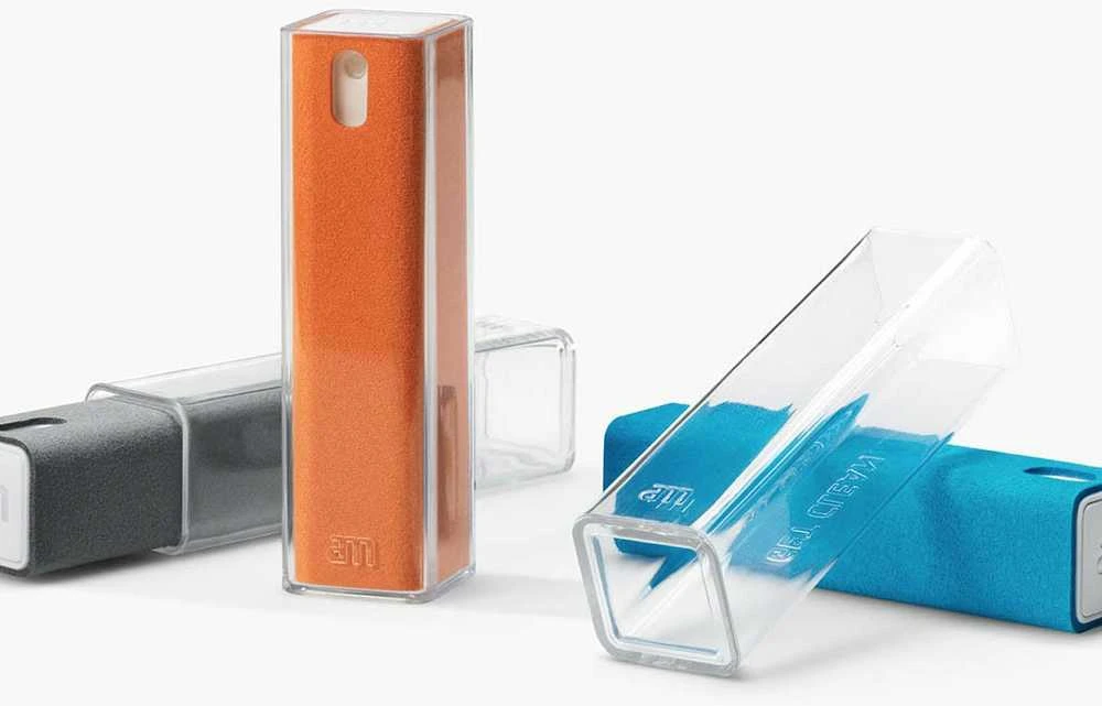 Valiklis AM Lab Mist skystis + audinys ekranams 2in1 Oranžinis (85512-12)