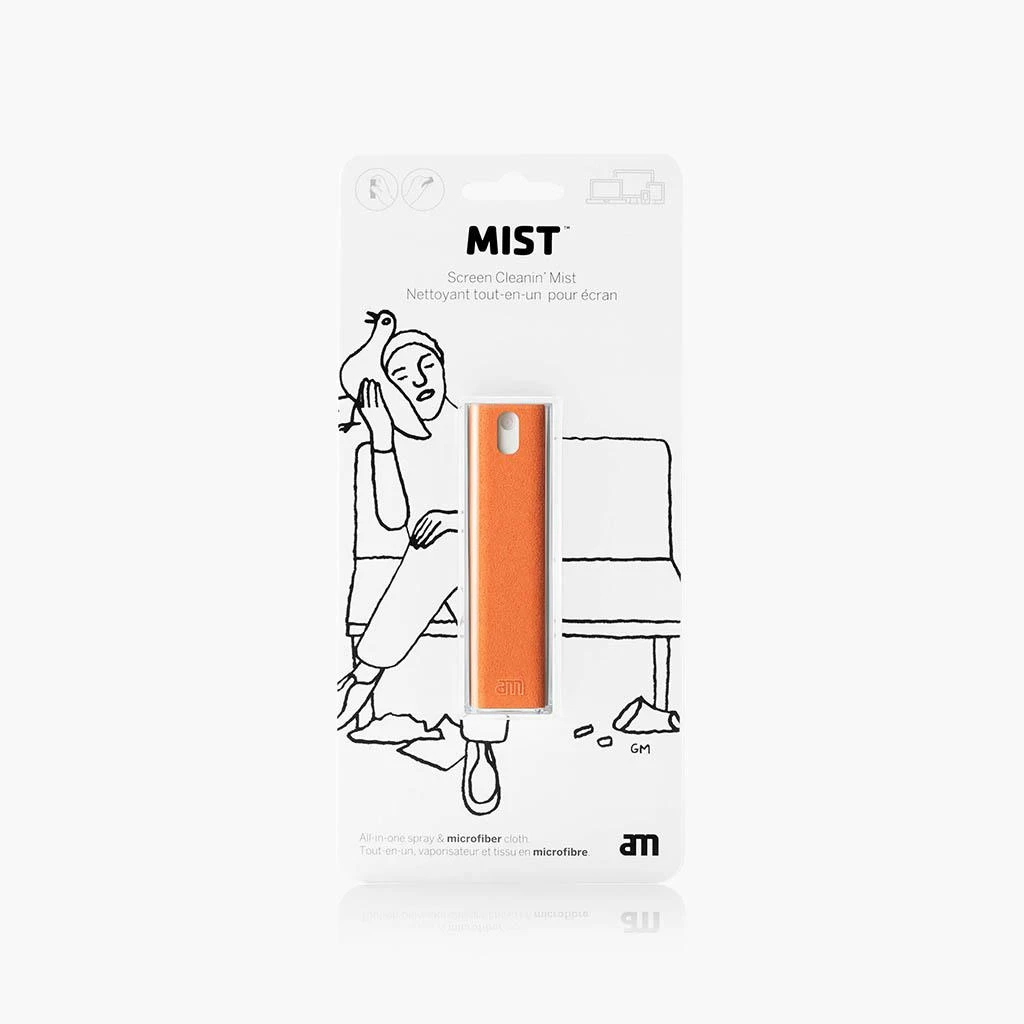 Valiklis Am Lab Mist komplektas do czyszczenia ekranu 2w1, 10,5ml, rožinė