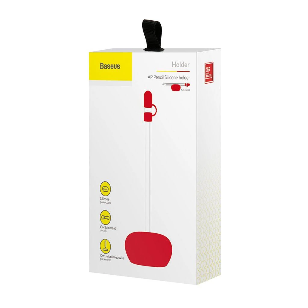 Baseus Pieštukas Silicon holder - Raudona