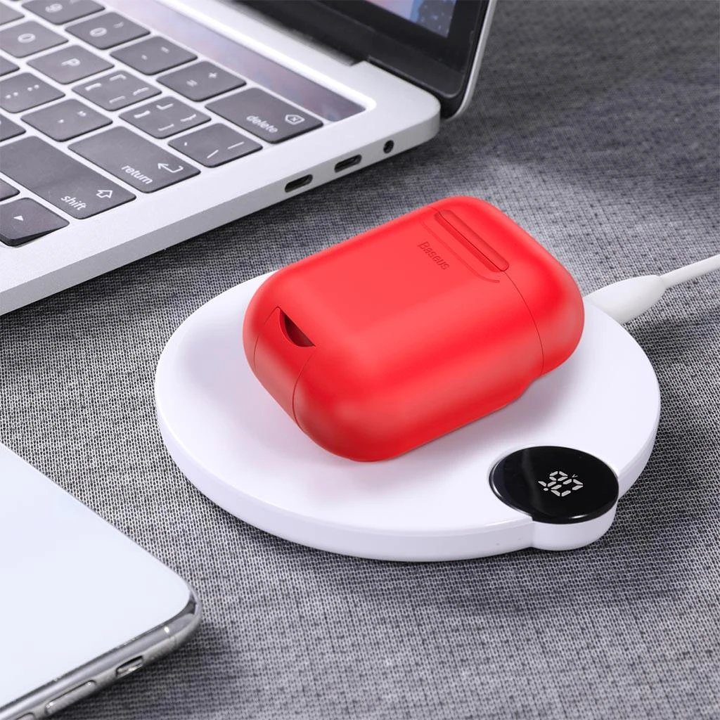 Dėklas Baseus (WIAPPOD-09) AirPods 2/AirPods 1 raudonas