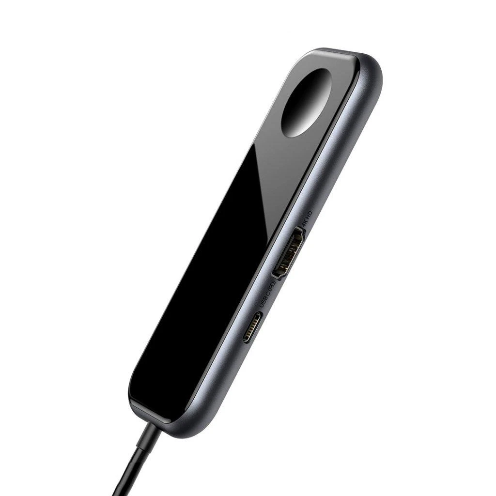 Hub Baseus CAHUB-AZ0G (Lack, 2x USB 3.0, juodos spalvos)