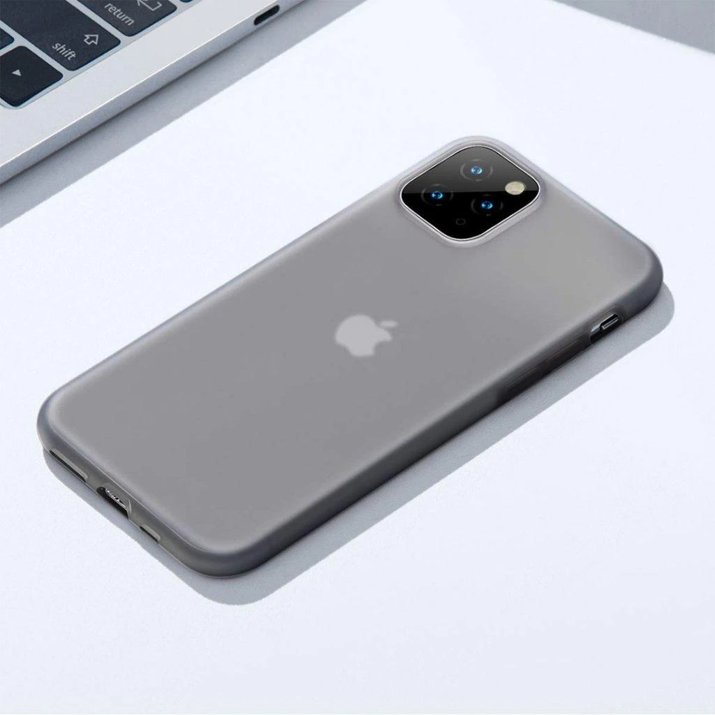 Baseus Riposo Dėklas „SILICA'' iPhone 11 PRO telefonų modeliams Transparent red