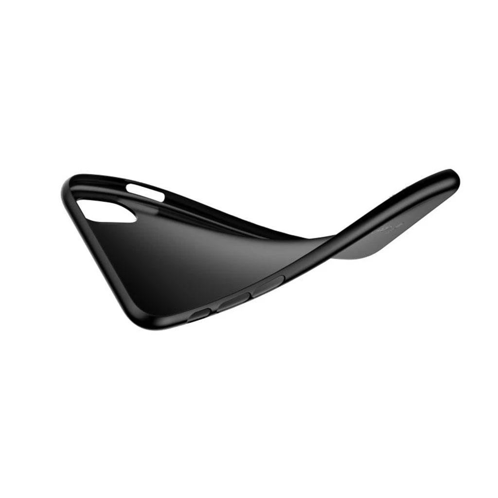 Dėklas Baseus Baseus Wing Case itin plonas dėklo dangtelis, skirtas iPhone XS Max juoda permatoma (WIAPIPH65-E01)