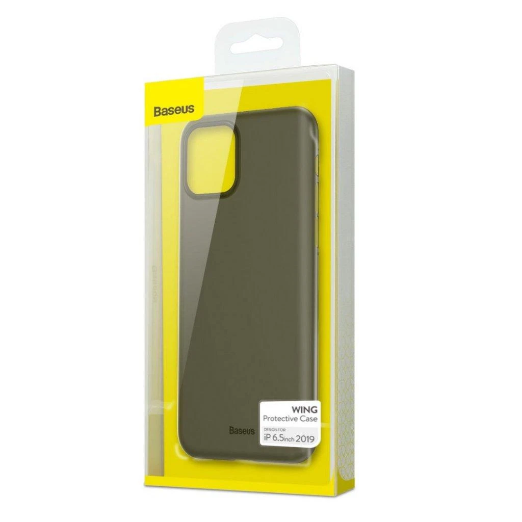 Dėklas Baseus Wing Apple iPhone 11 Pro Max juodas WIAPIPH65S-01