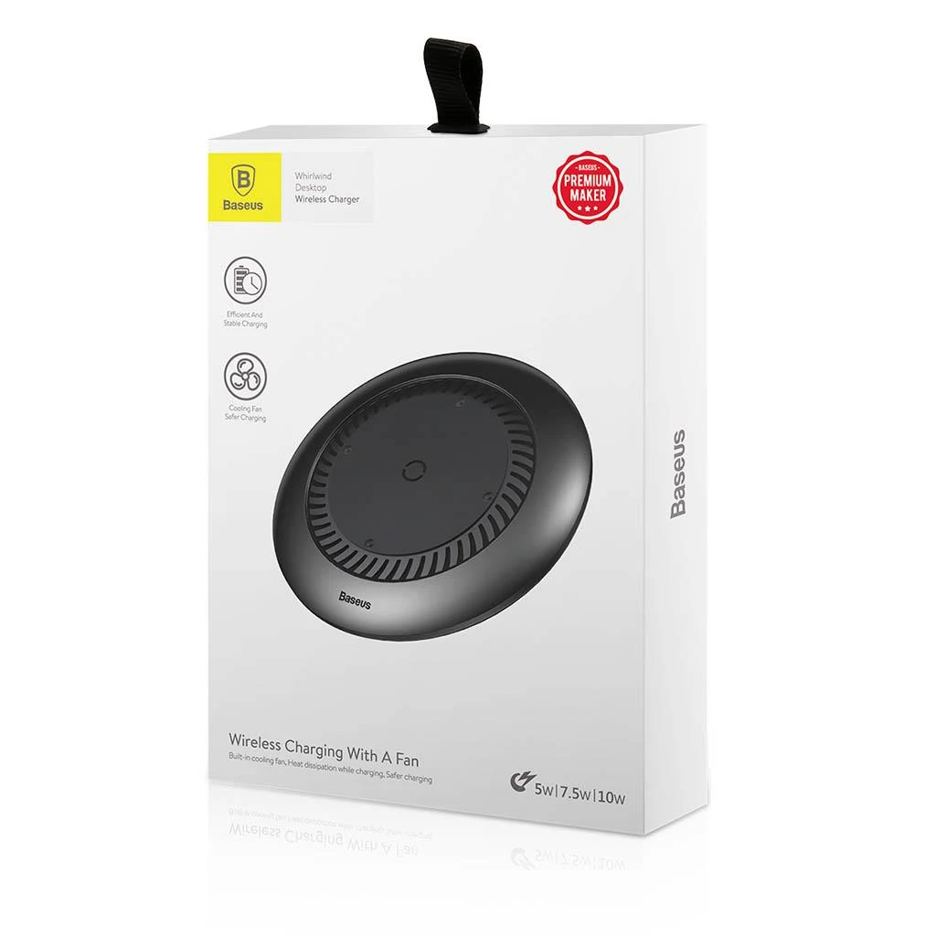 Baseus 6953156273849, Automatinis, Vidaus, Lauko, Oro kondicionierius, Belaidis įkrovimas, Juoda
