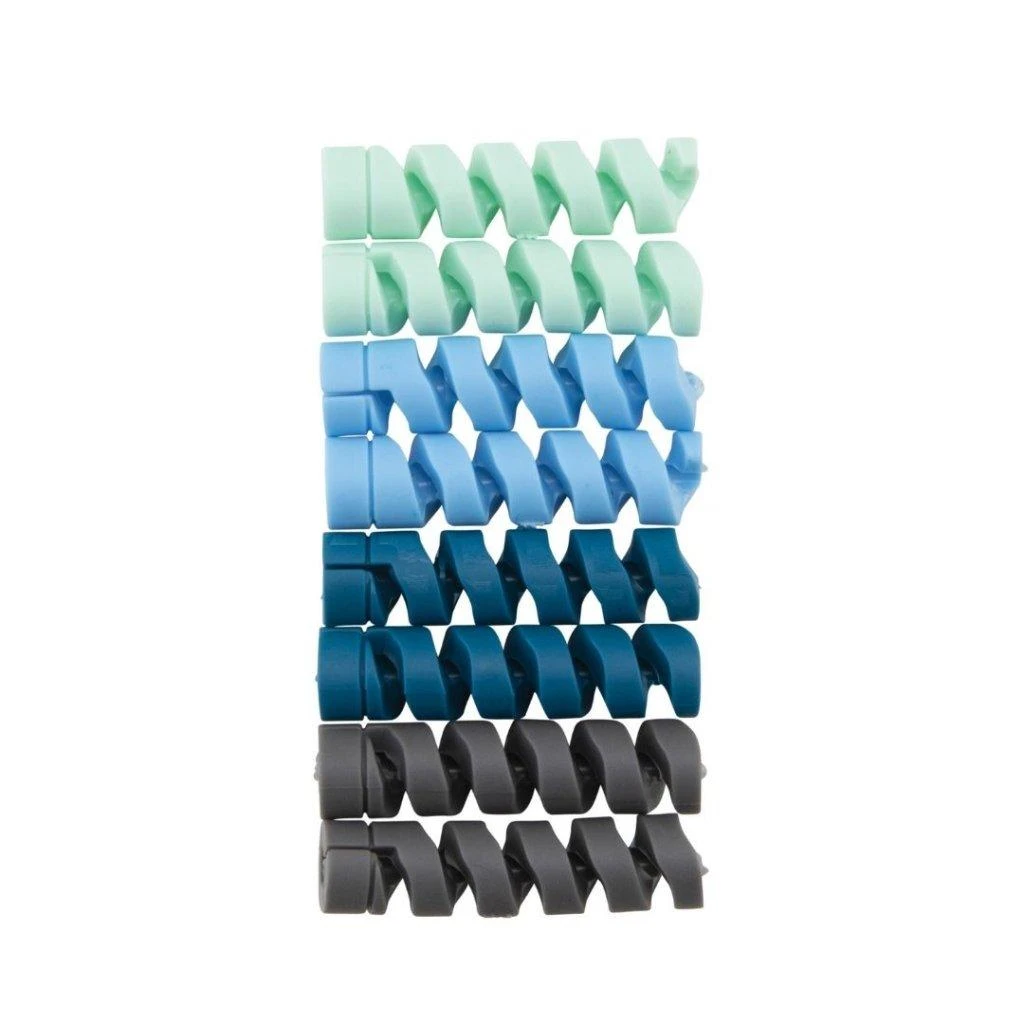 Organizacija BlueLounge Wire Spiral Skirtingos spalvos 8 vienetų (BLUCCOM-OMBLU)