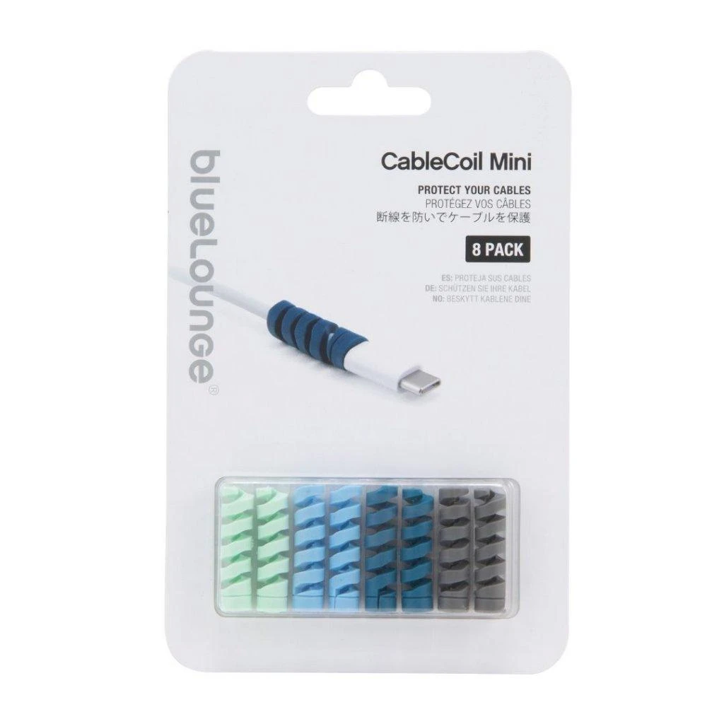Organizacija BlueLounge Wire Spiral Skirtingos spalvos 8 vienetų (BLUCCOM-OMBLU)
