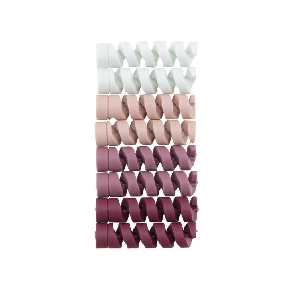 Bluelounge CableCoil Mini - 9 pakuotė - Ombre skaistalai