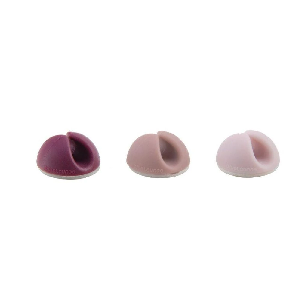 „Bluelounge CableDrop Mini“ 9 vnt. pakuotė – ombre blush