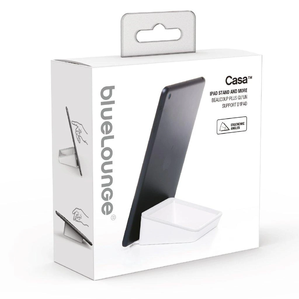 BlueLounge Casa stovas (Nest) stovas universalus planšetinis išmanusis telefonas baltas (CS-WH)