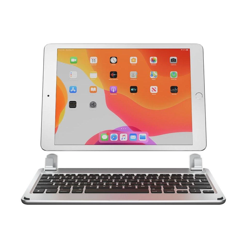 Brydge aliuminio klaviatūra, skirta 10,2 colio iPad (2019–2021 m.) – šiaurietiškas išdėstymas – erdvinė pilka
