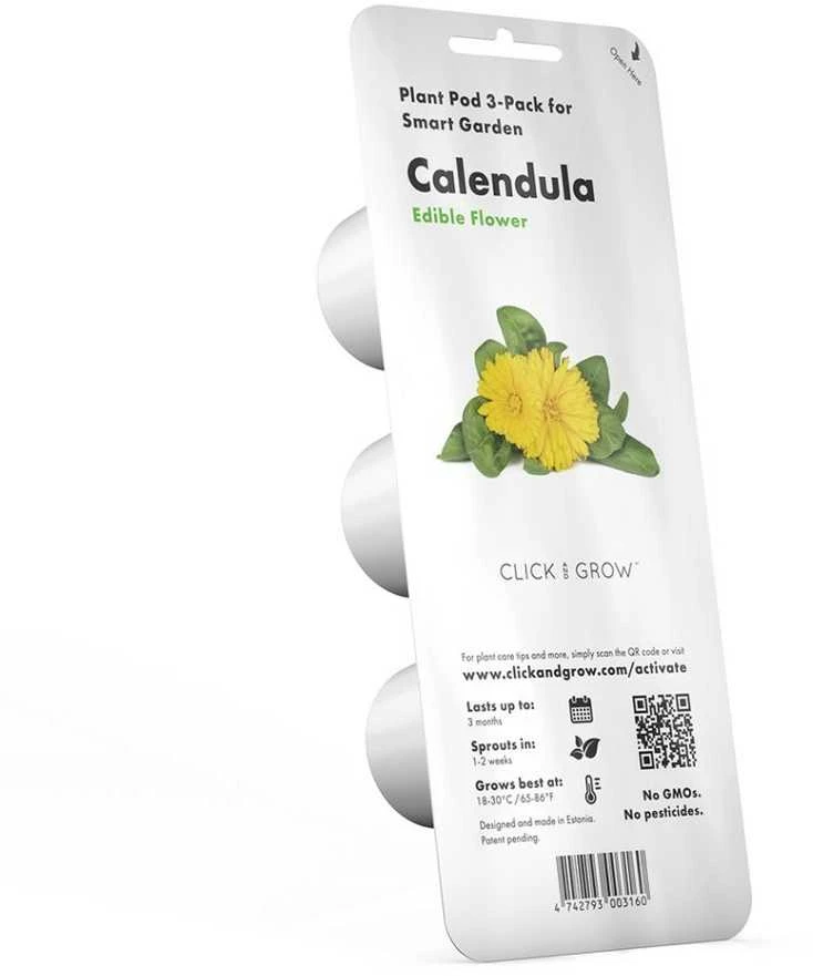 Click & Grow sėklos išmaniajam vazonui - Medetkos, 3vnt.