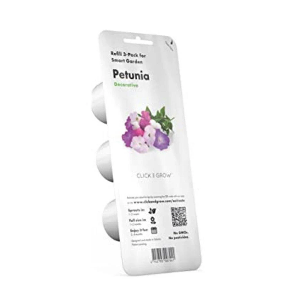 Click and Grow 3 vnt. papildymas - petunijos gėlių sėklos