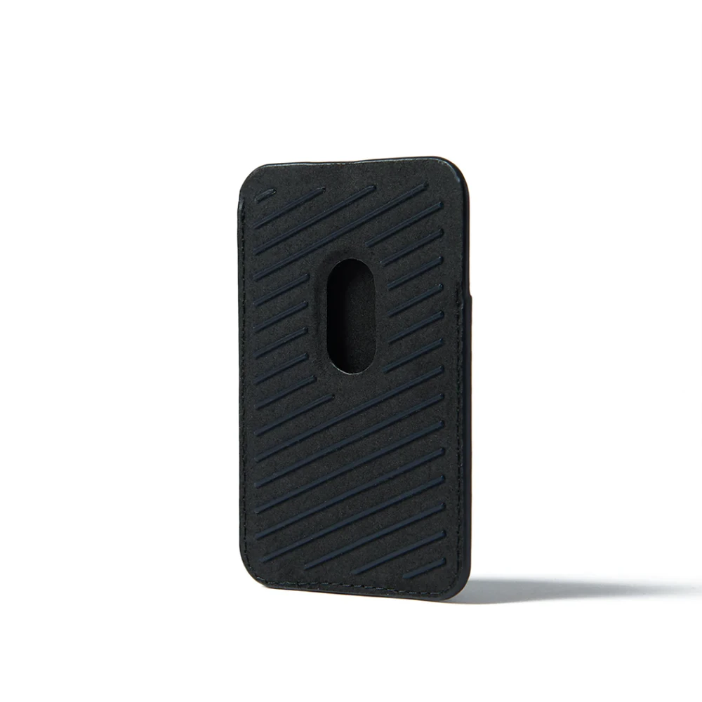 Mujjo MagSafe Leather Card Wallet - Juodas