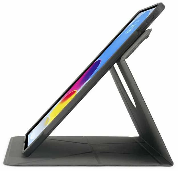 „Pipetto Origami No6“ dėklas su stovu, skirtas „iPad Air 11“ (2024) / „iPad Air 10.9“ (2022/2020) – juodas