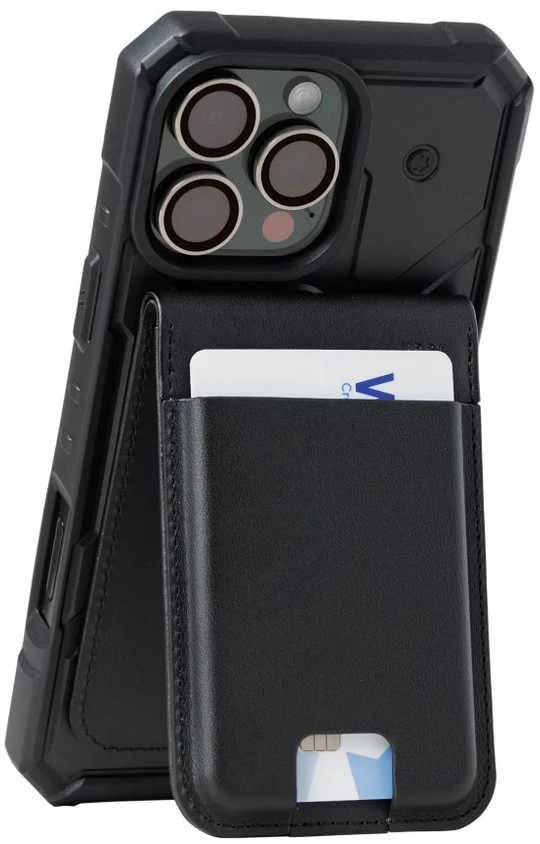 Dėklas Urban Armor Gear UAG Metropolis PU Odinė MagSafe Piniginė - Juodas