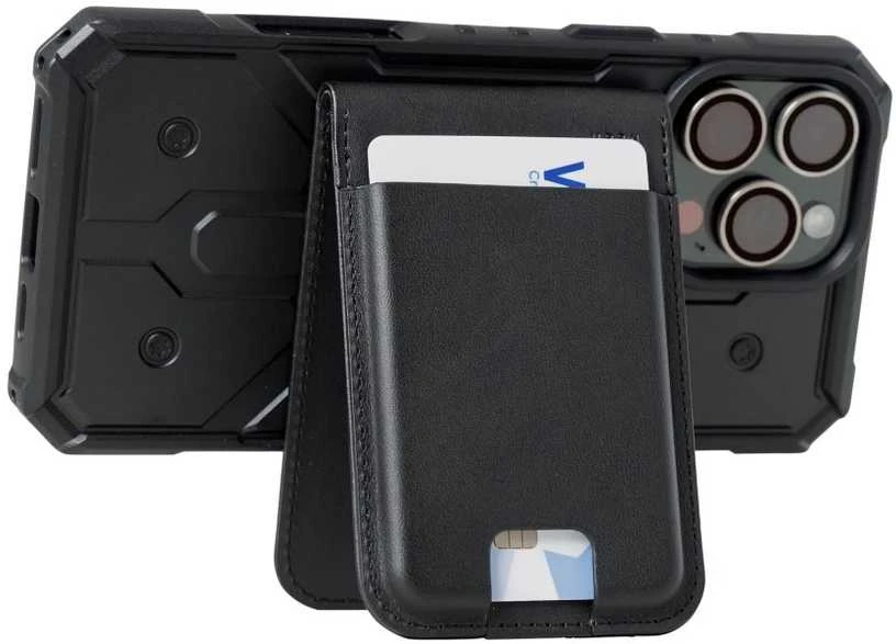 Dėklas Urban Armor Gear UAG Metropolis PU Odinė MagSafe Piniginė - Juodas