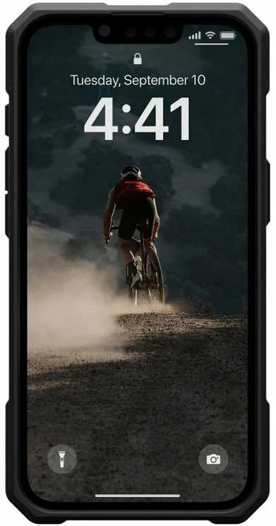 UAG Urban Armor Gear dėklas MONARCH PRO suderinamas su MagSafe, skirtas IPHONE 16e titanium
