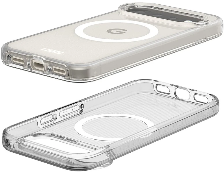 Dėklas Urban Armor Gear UAG Scout galinis dangtelis su MagSafe, skirtas Google Pixel 11 / 11 Pro – Ash Clear