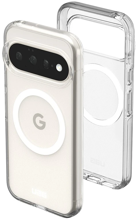 Dėklas Urban Armor Gear UAG Scout galinis dangtelis su MagSafe, skirtas Google Pixel 11 / 11 Pro – Ash Clear