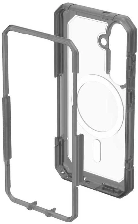 Dėklas „Urban Armor Gear“ UAG Trooper, skaidrus/peleninis – „Samsung Galaxy S26“