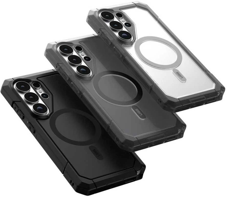 Dėklas Urban Armor Gear UAG Trooper, skaidrus/pelenų spalvos – Samsung Galaxy S26 Ultra