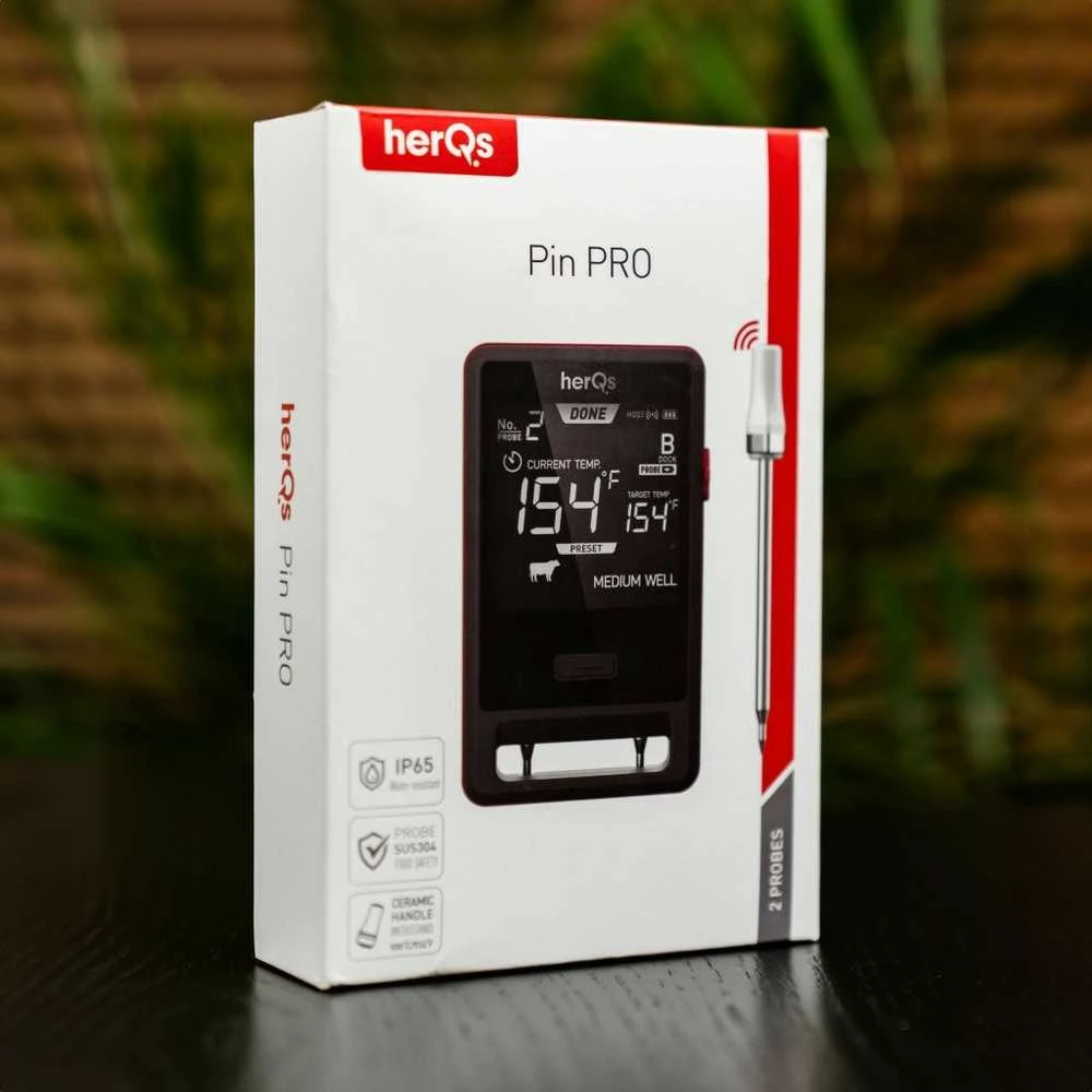 Usorteret HerQs Pin PRO Meat Thermometer - Juodas