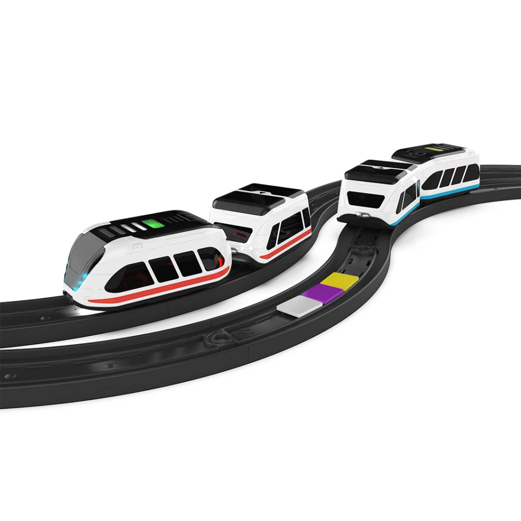 Intelino Smart Train – išmanusis įkraunamas elektrinis traukinys su bėgiais
