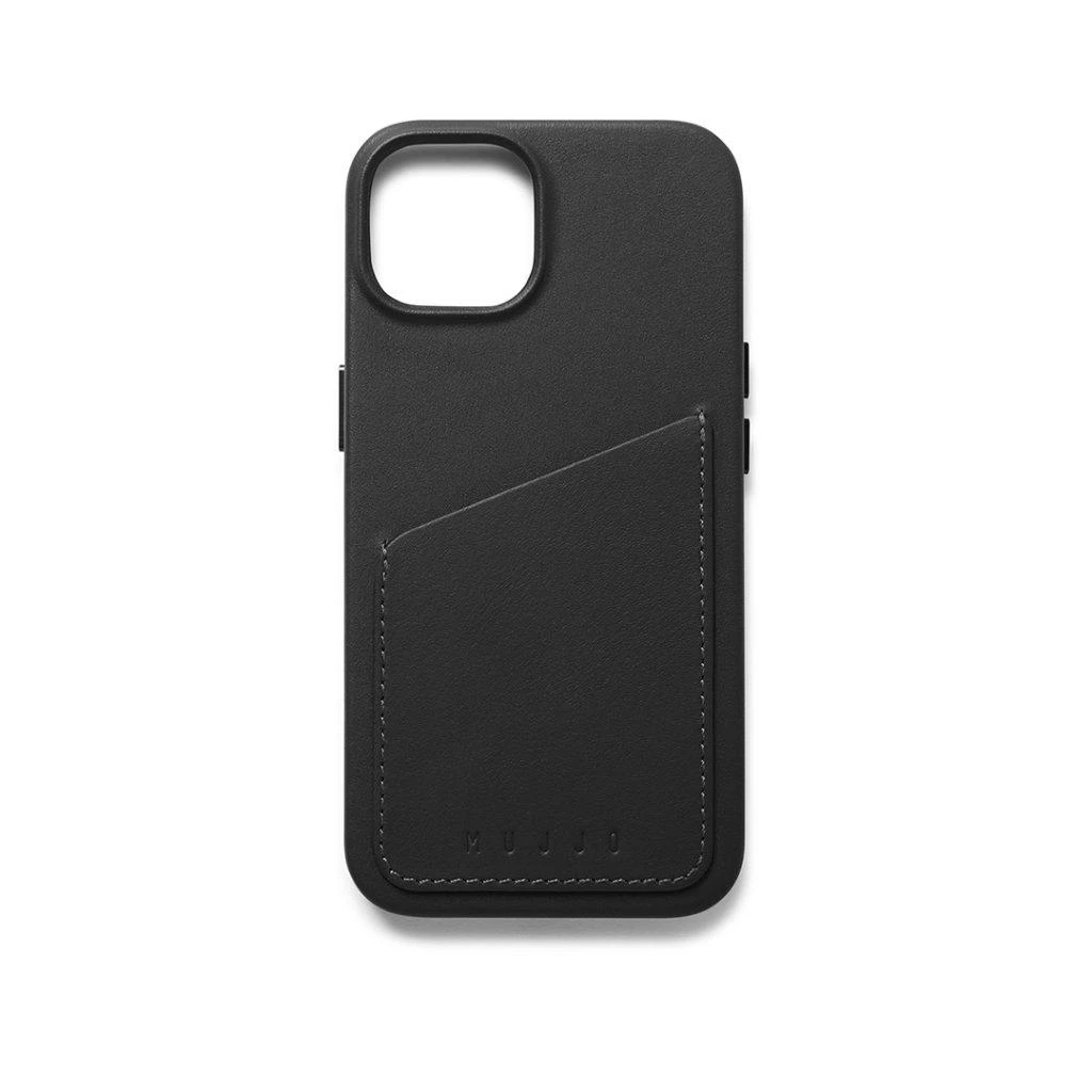 „Mujjo“ odinis piniginės dėklas, skirtas iPhone 14 – rudas