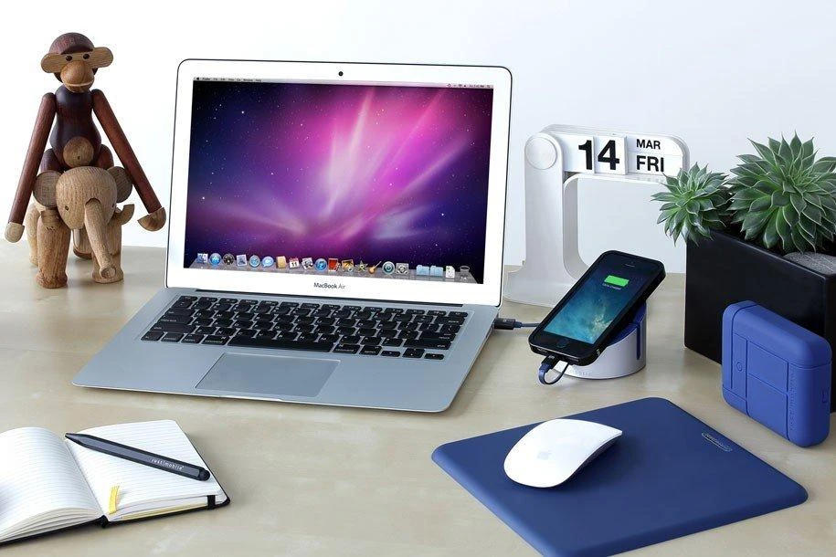 Just Mobile AluCable Flat - Rose auksinis