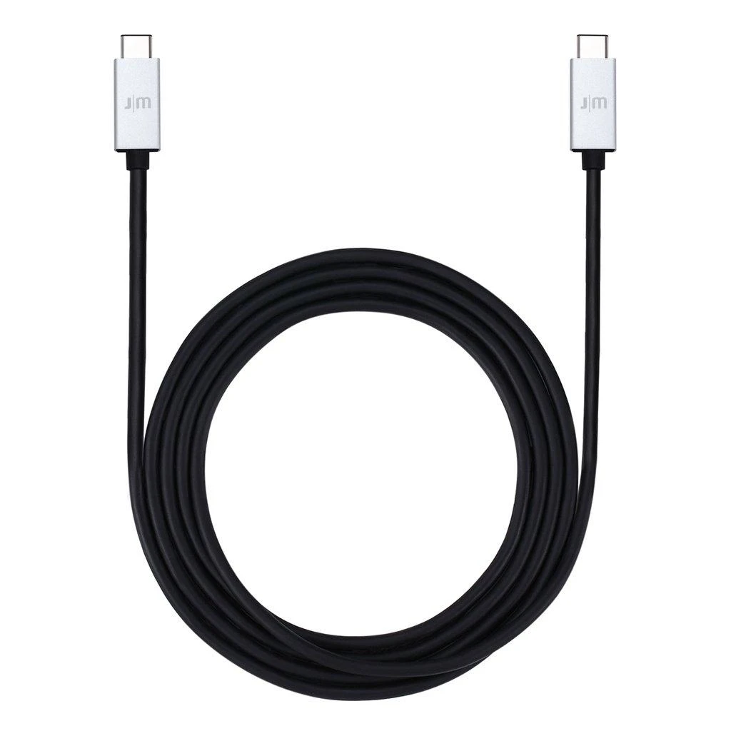 „Just Mobile AluCable“ USB-C į USB-C laidas, 2 m – Sidabrinis