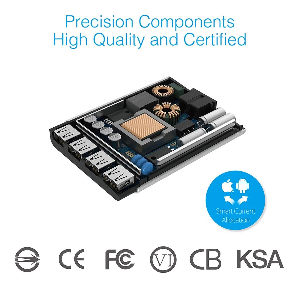 Just Mobile PA-188 4x USB-A 2.4 A (PA-188)