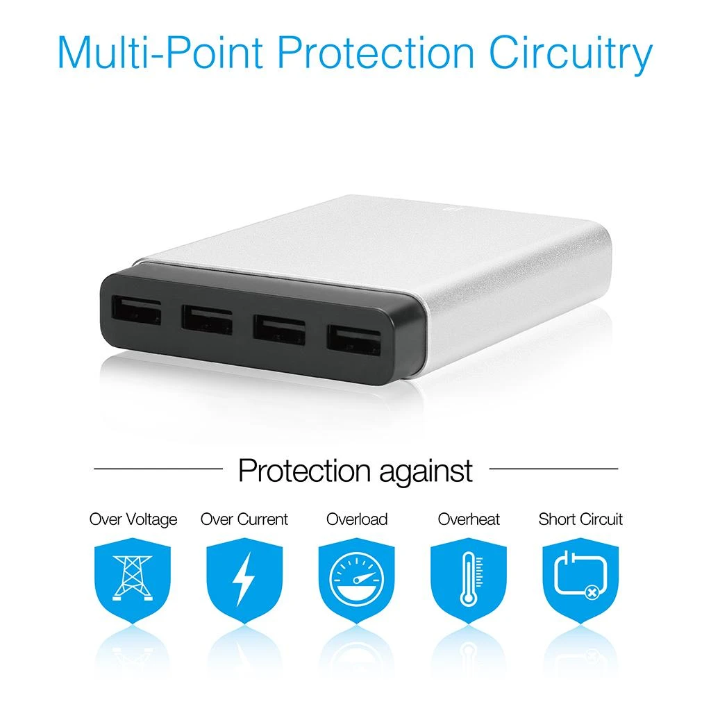 Just Mobile PA-188 4x USB-A 2.4 A (PA-188)
