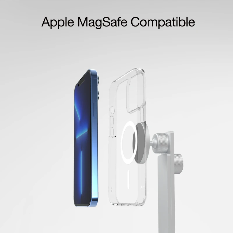 Just Mobile AluDisc? Pro iPhone Stand (MagSafe Version) - Sidabrinis