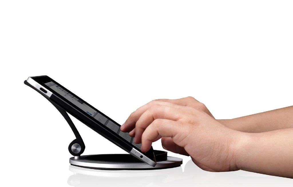 Just Mobile Encore iPad Stand - Sidabrinis