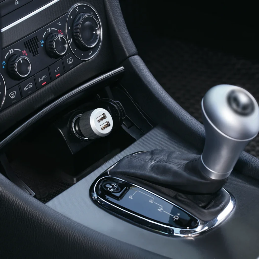 „Just Mobile JM Highway Max“ su „Micro-USB“ laidu - Juodas