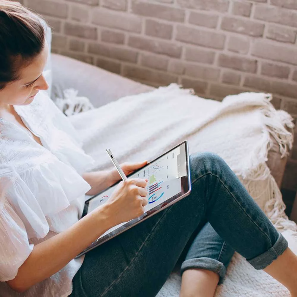 Just Mobile Tiesiog mobilusis rašiklis, skirtas iPad – sidabrinis