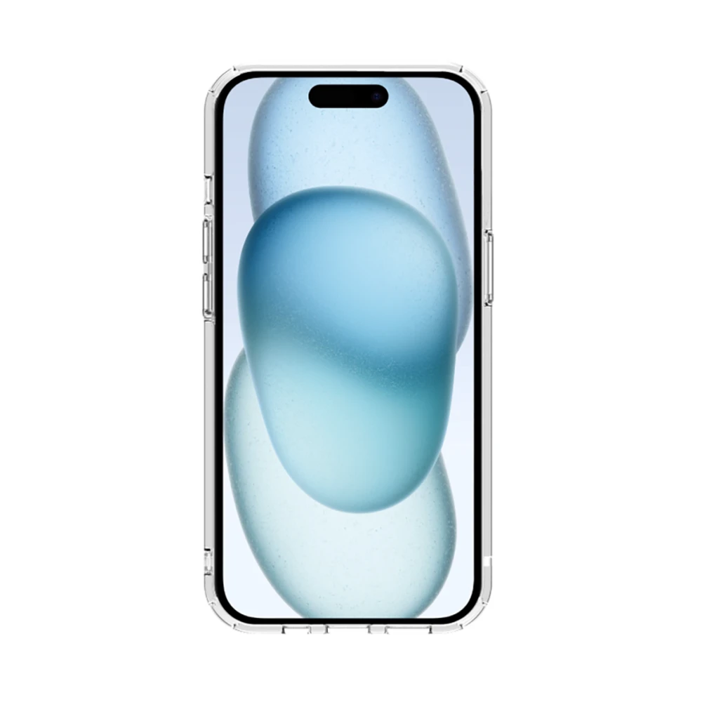 Dėklas Just Mobile Tik mobilusis TENC? „Air“, skirtas „iPhone 15“ – skaidrus