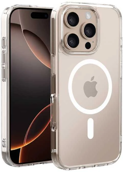 „Just Mobile“ „JustMobile TENC?“ apsauginis oro dėklas, skirtas „iPhone 16 Pro“ – skaidrus