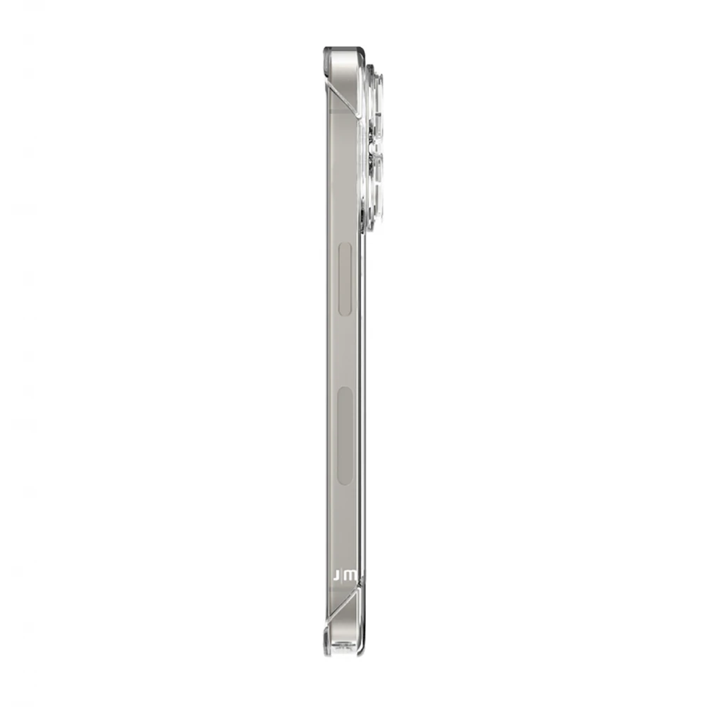 Dėklas Just Mobile Tik mobilusis TENC? [Slim Fit], skirtas iPhone 15 Pro Max – Crystal