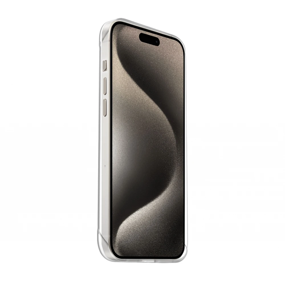 Dėklas „Just Mobile“ „JustMobile TENC?“ [Slim Fit], skirtas „iPhone 15 Pro Max“ – šerkšno spalvos