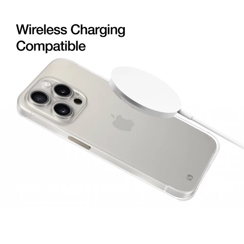 Dėklas „Just Mobile“ „JustMobile TENC?“ [Slim Fit], skirtas „iPhone 15 Pro“ – šerkšnas