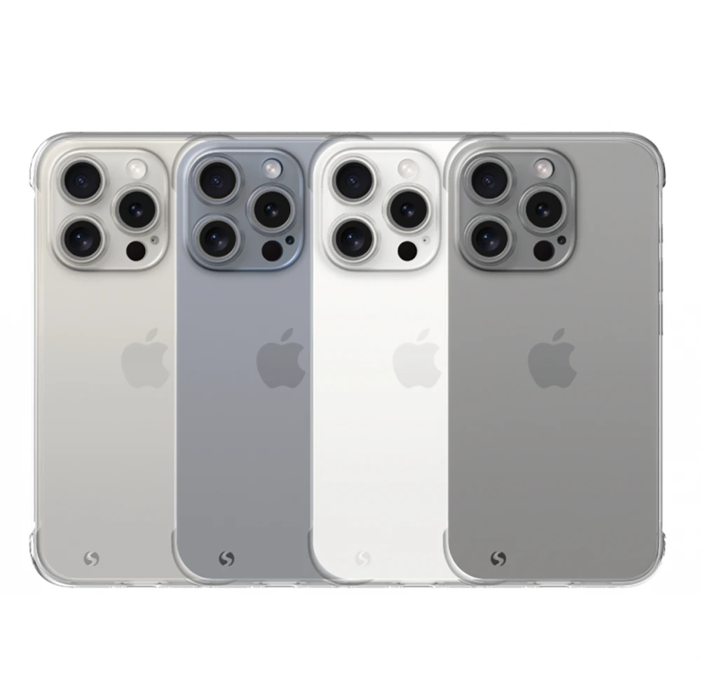 Dėklas „Just Mobile“ „JustMobile TENC?“ [Slim Fit], skirtas „iPhone 15 Pro Max“ – šerkšno spalvos