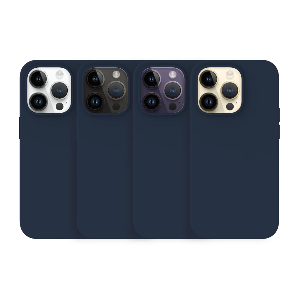 Just Mobile TENC Silikoninis dėklas with MagSafe for iPhone 14 Pro - Navy mėlynas
