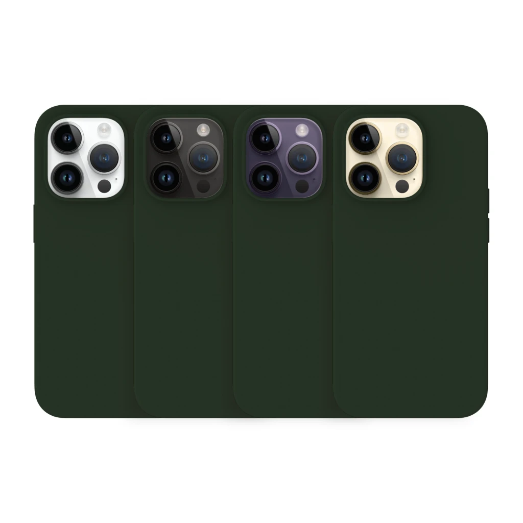 Just Mobile TENC Silikoninis dėklas - Dark žalias
