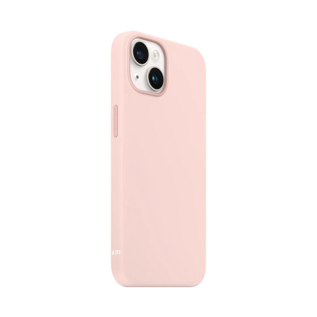 Just Mobile TENC silikoninis dėklas, skirtas „iPhone 14“ (taip pat tinka „iPhone 13“ baziniam modeliui) – rožinis